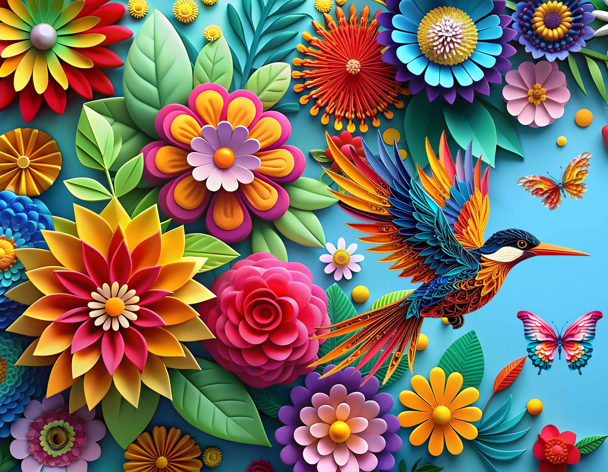 Sunface Puzzles: Bird Of Paradise: Jigsaw Puzzle (255 Pieces)