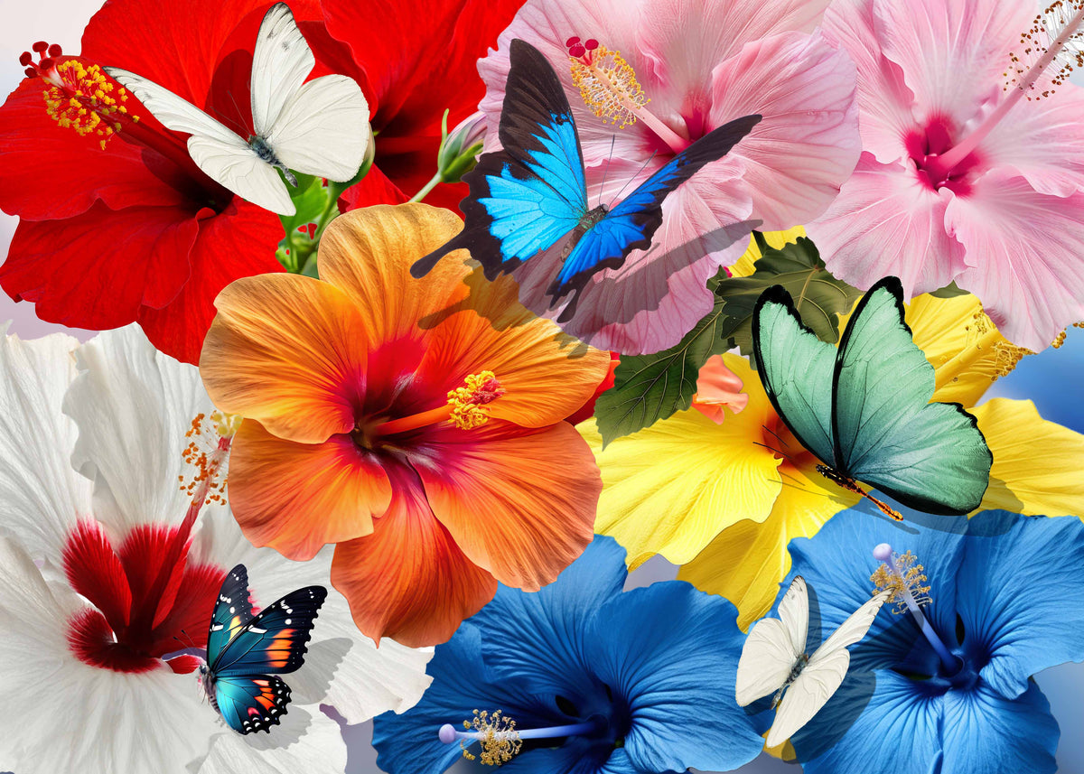 Sunface Puzzles: Hibiscus: Jigsaw Puzzle (255 Pieces)