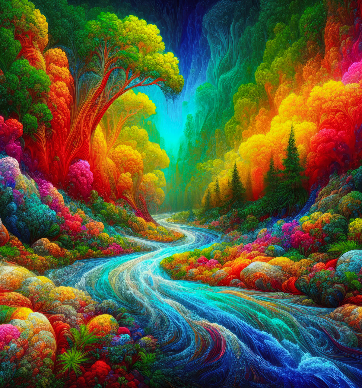 Sunface Puzzles: The River 3: Jigsaw Puzzle (255 Pieces)
