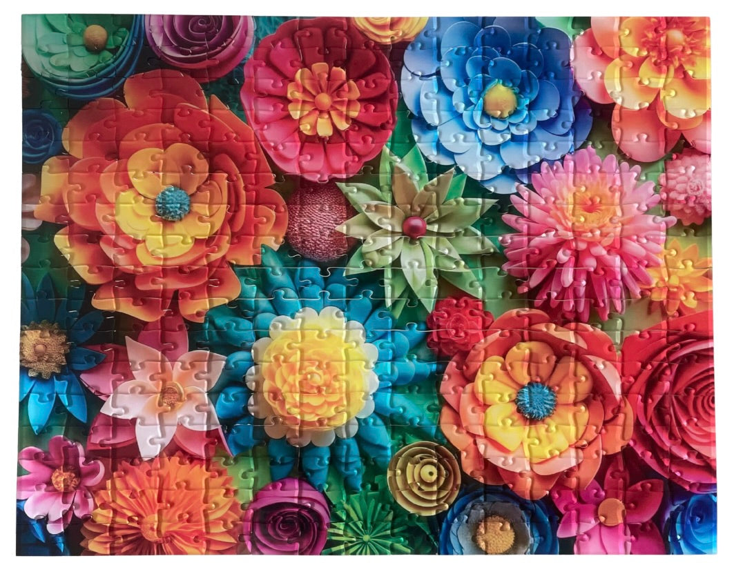 Paper Flowers 2: Acrylic Jigsaw Puzzle (255 Pieces)