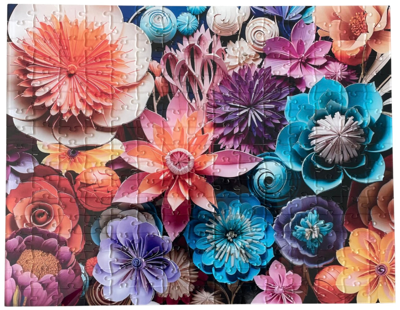Fractal Flowers: Acrylic Jigsaw Puzzle (255 Pieces)