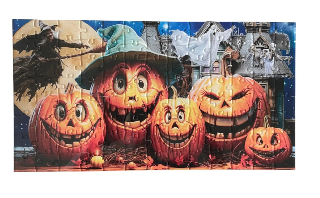 Halloween: Mini Acrylic Jigsaw Puzzle (104 Pieces)