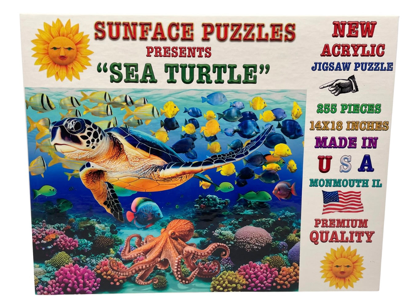 Sea Turtle: Acrylic Jigsaw Puzzle (255 Pieces)
