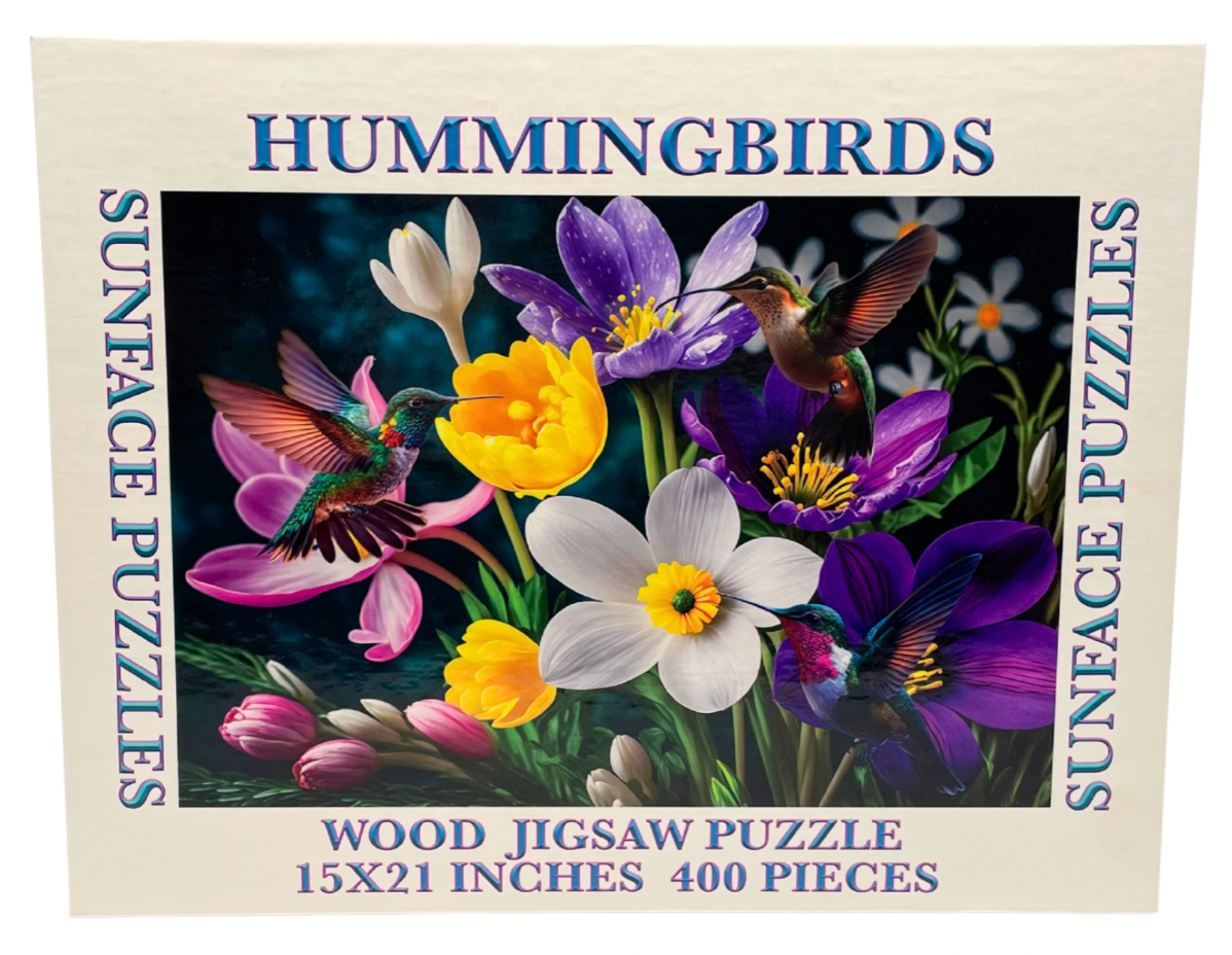 Hummingbirds: Wood Jigsaw Puzzle (400 Pieces)
