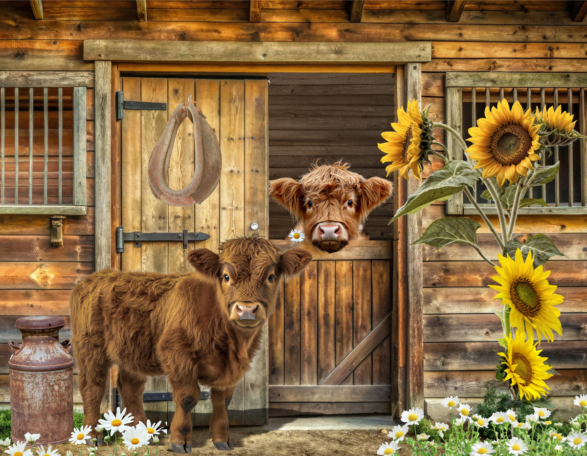 Sunface Puzzles: Highland: Wood Jigsaw Puzzle (255 Pieces)