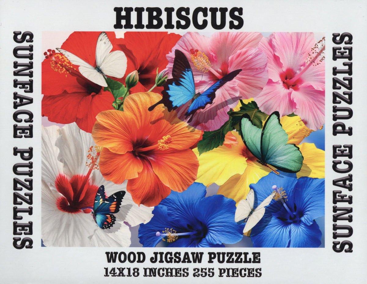 Sunface Puzzles: Hibiscus: Jigsaw Puzzle (255 Pieces)
