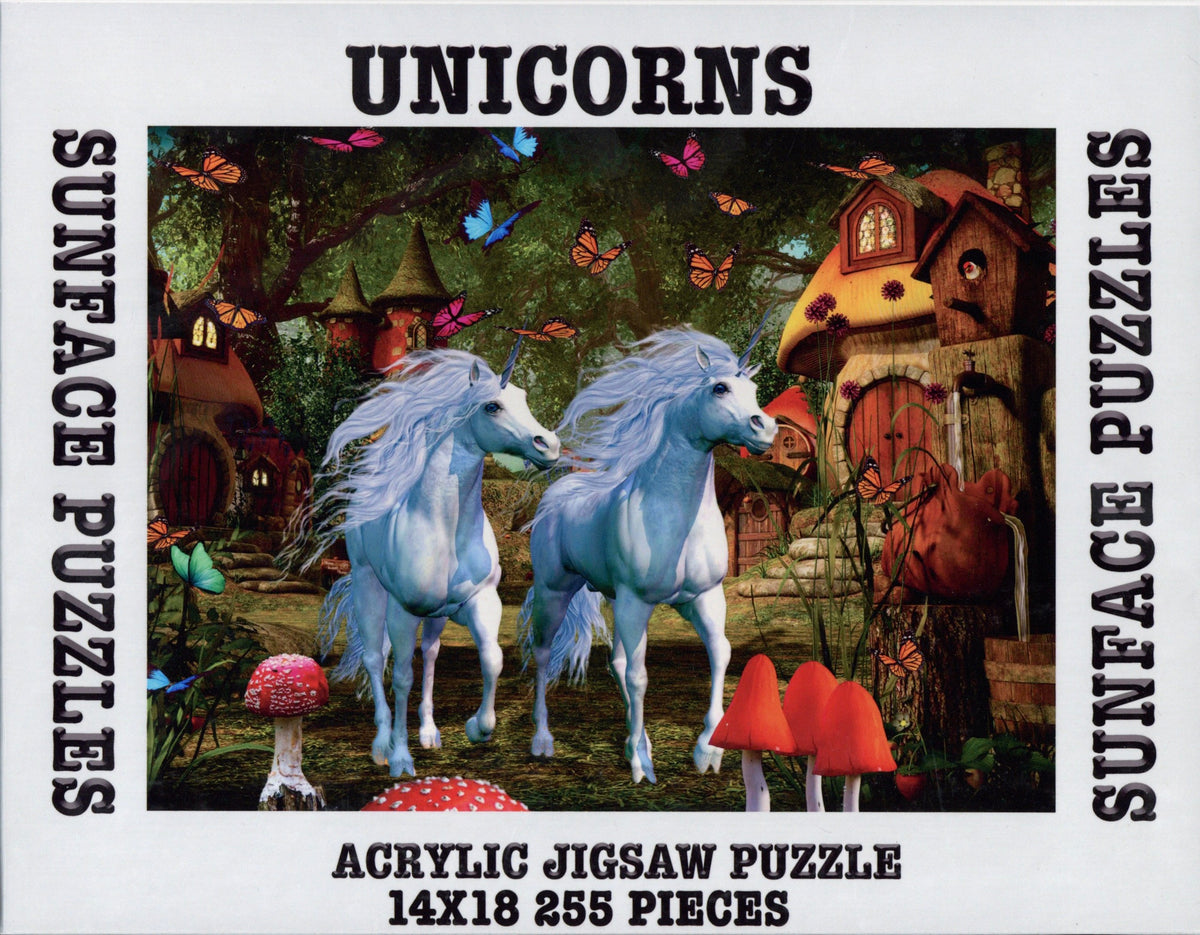 Sunface Puzzles: Unicorns: Jigsaw Puzzle (255 Pieces)