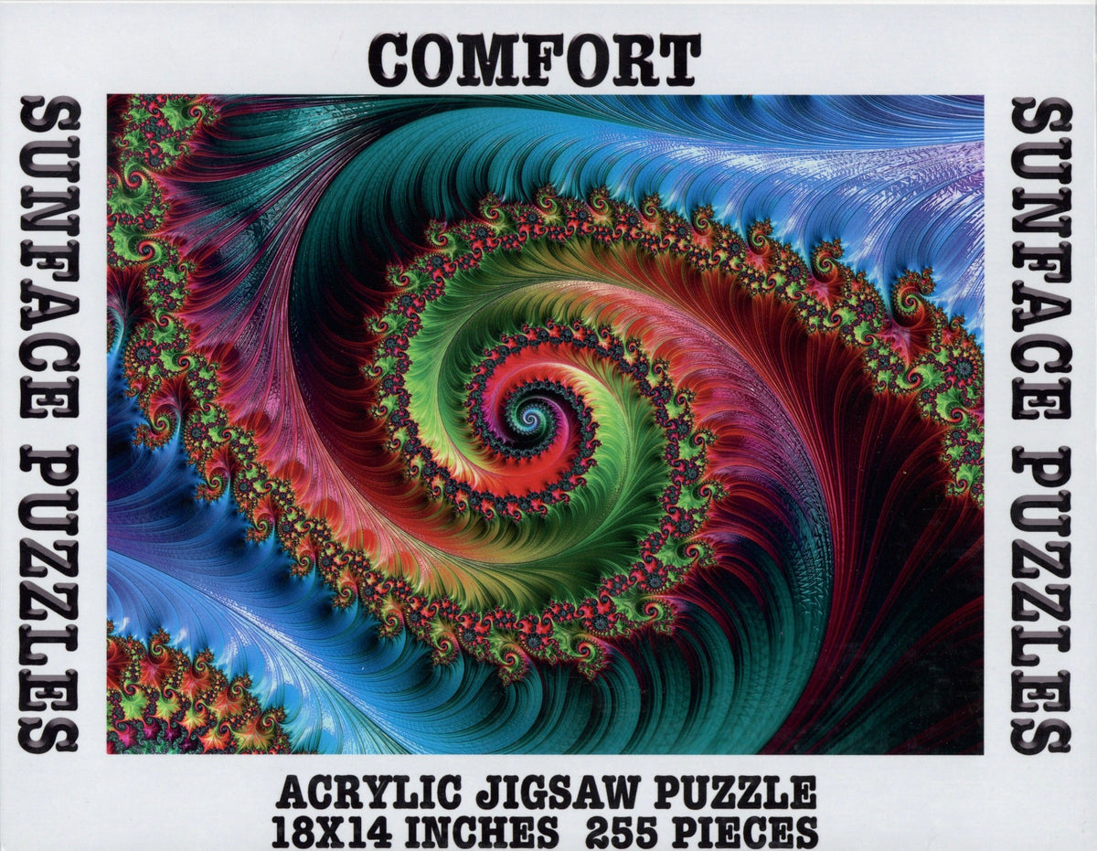Sunface Puzzles: Comfort: Acrylic Jigsaw Puzzle (255 Pieces)