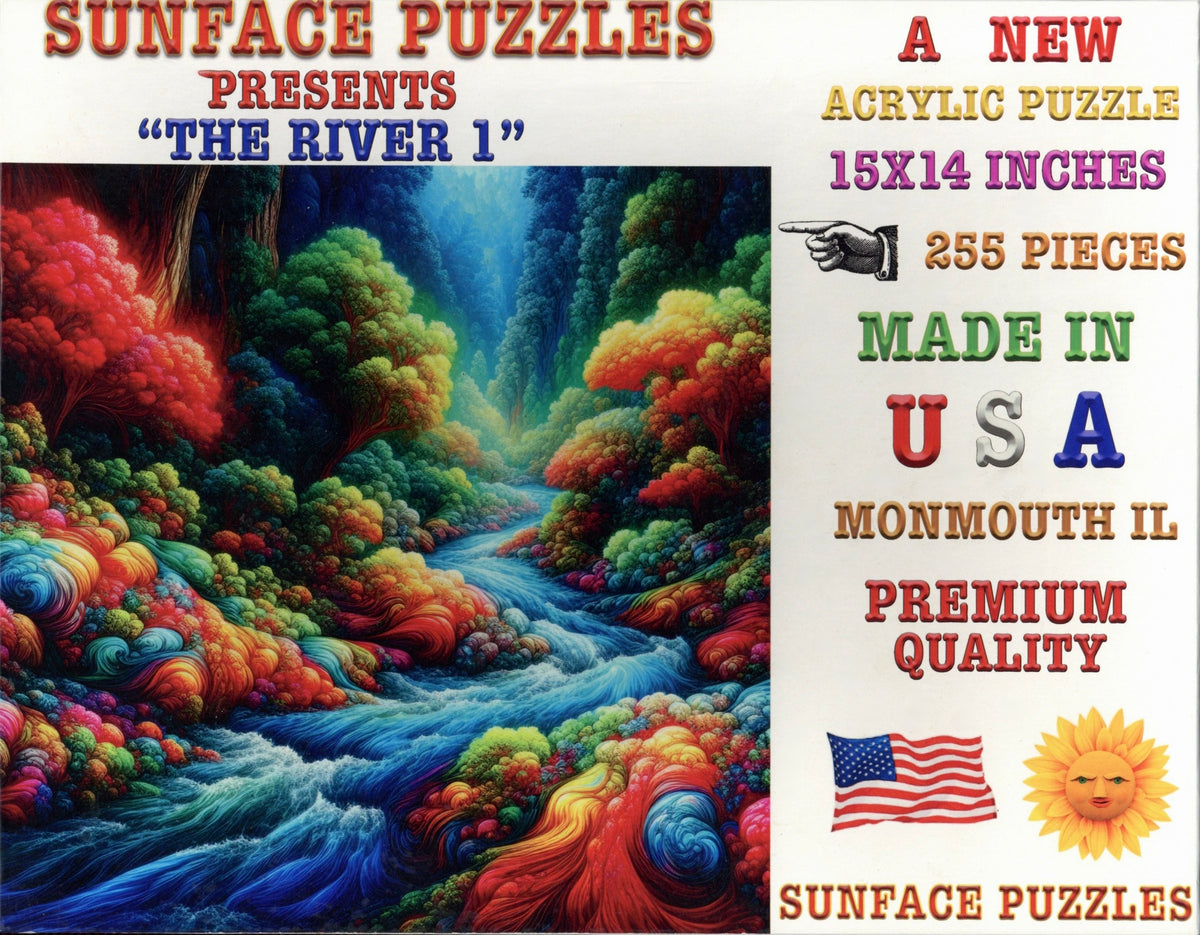 Sunface Puzzles: The River 1: Jigsaw Puzzle (255 Pieces)