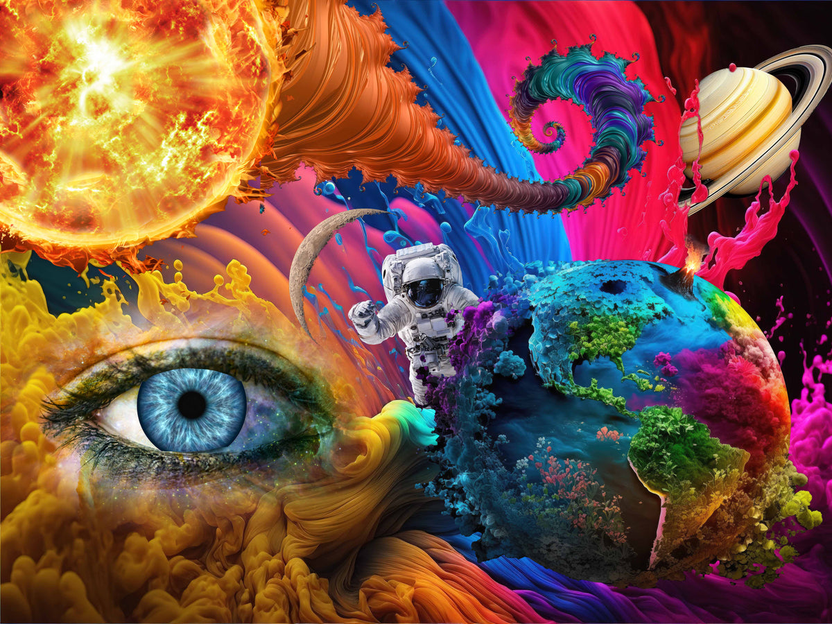 Sunface Puzzles: New Frontier: Acrylic Jigsaw Puzzle (255 Pieces)