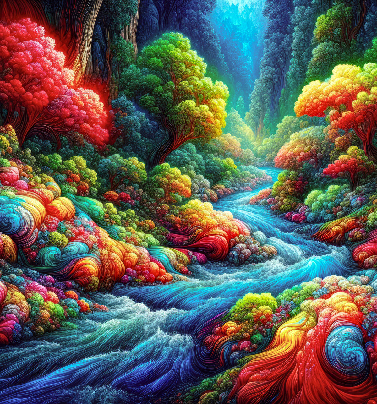 Sunface Puzzles: The River 1: Jigsaw Puzzle (255 Pieces)