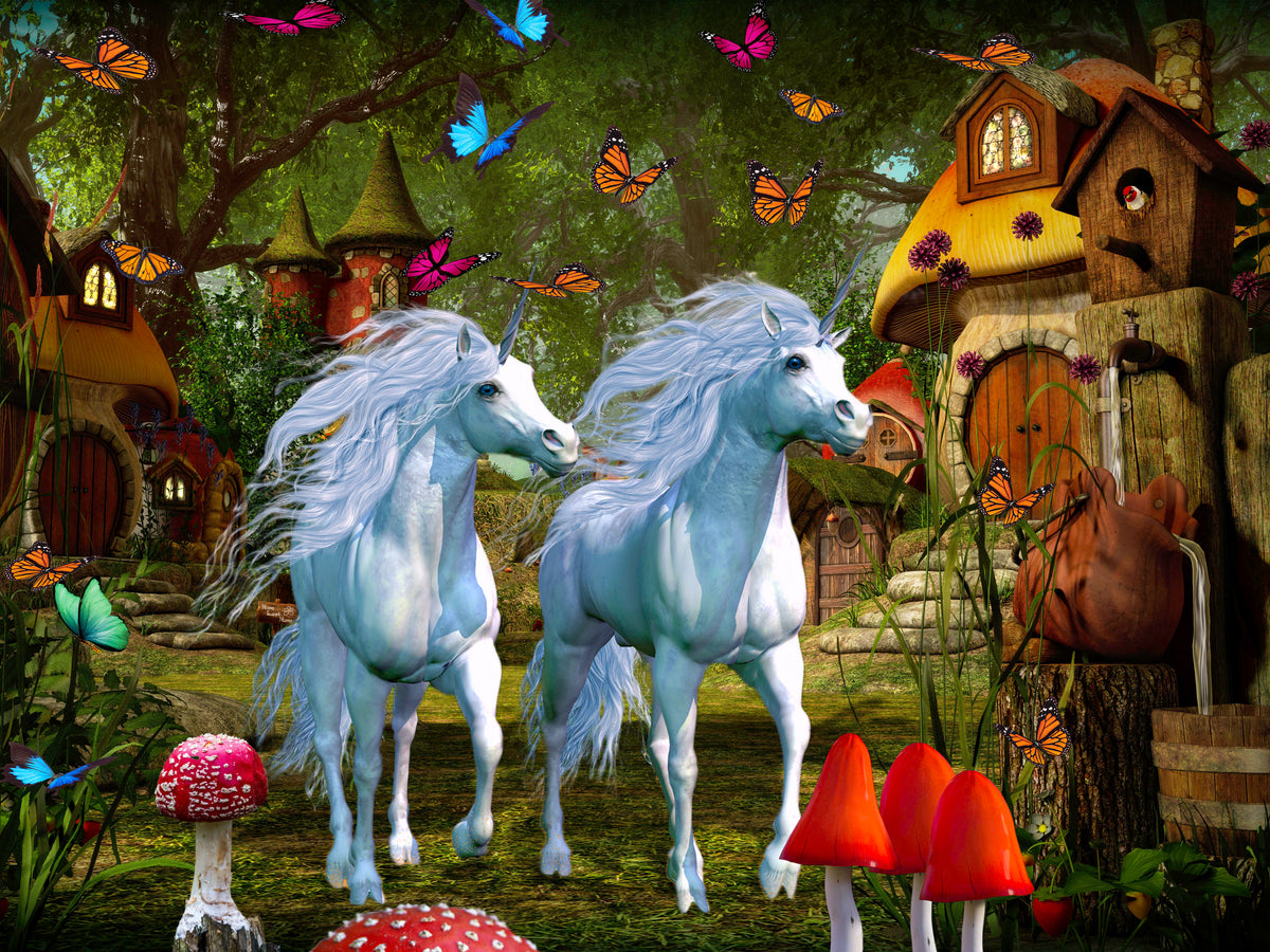 Sunface Puzzles: Unicorns: Jigsaw Puzzle (255 Pieces)